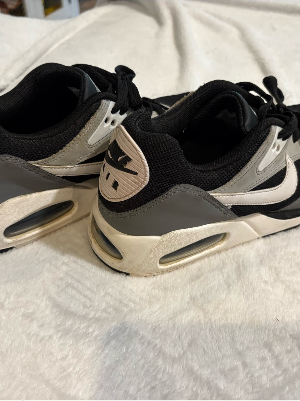 Nike Black and Gray Low-Top Sneakers